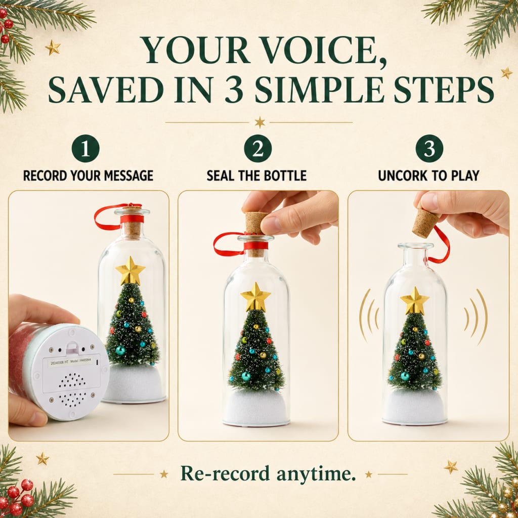Eviona™ Record-a-Message Christmas Tree