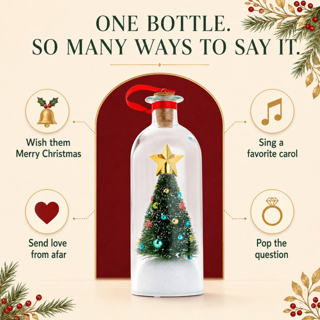 Eviona™ Record-a-Message Christmas Tree
