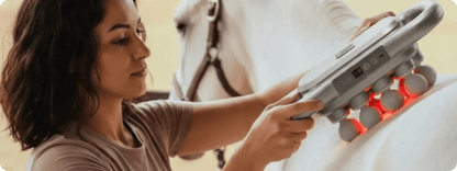 HorseHalo™ 8 Heads Red Light Massage Gun