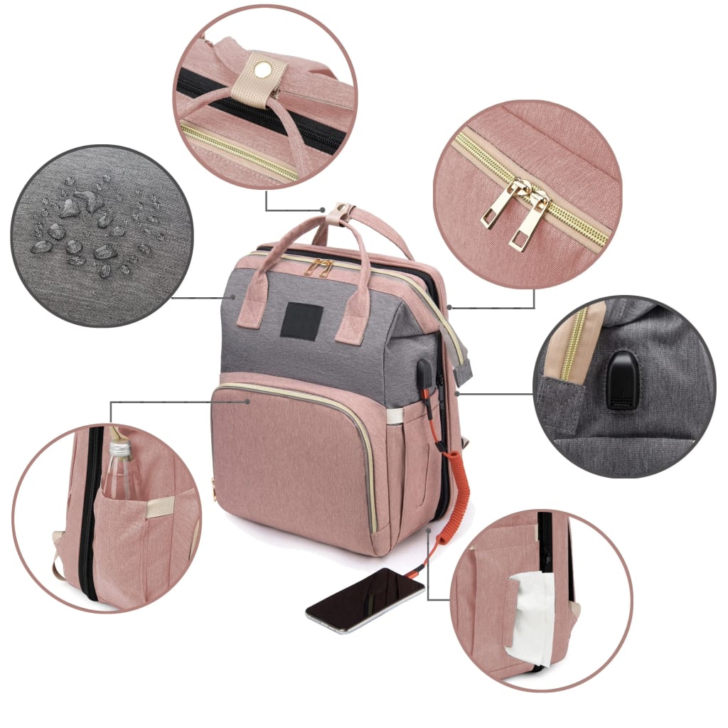 Eviona BabyStation™ — The All-in-One Baby Travel Backpack